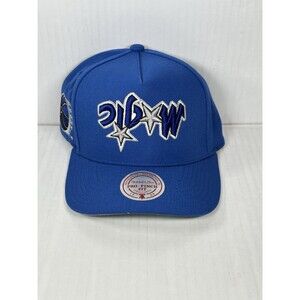 Mitchell & Ness Orlando Magic NBA Upside Down Snapback HWC Hat Cap Blue OSFA